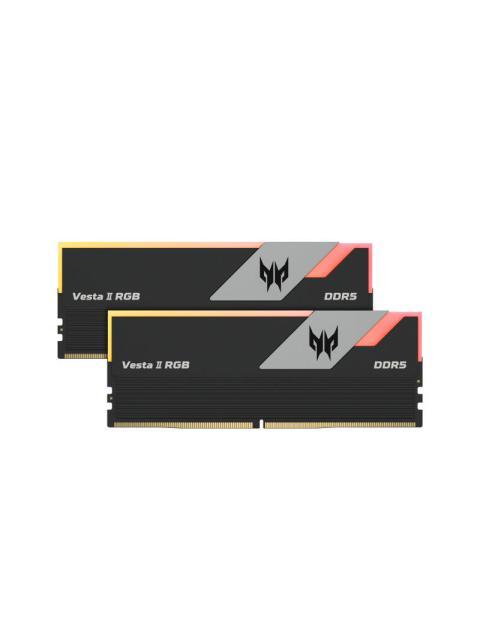 MEMORIA RAM DDR5 GAMING PREDATOR MODELO VESTA II RGB EN KIT DE 32GB (2X16GB) 6000MT-S BL.9BWWR.378