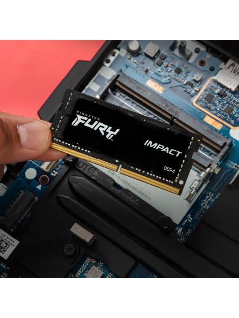MEMORIA RAM KINGSTON FURY IMPACT DDR4 2666MHZ 16GB NON-ECC CL16 SO-DIMM