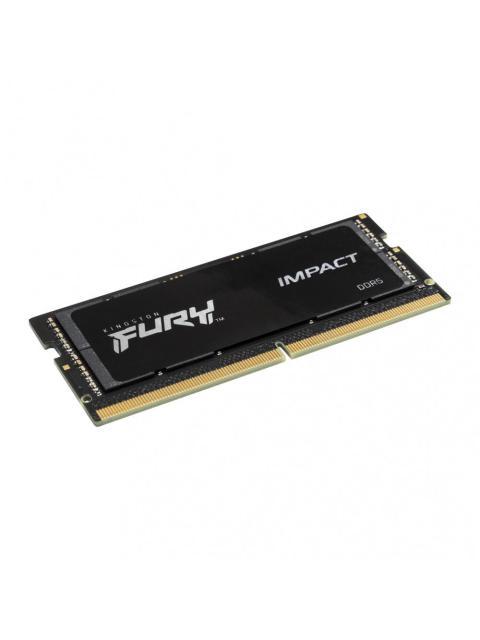 MEMORIA RAM PARA LAPTOP KINGSTON FURY IMPACT BLACK DDR5 4800MHZ 8GB NON-ECC CL38 262-PIN SO-DIMM XMP