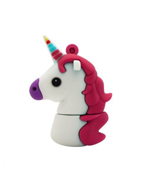 MEMORIA USB BROBOTIX 190432-33 32GB USB 2.0 UNICORNIO ROSA