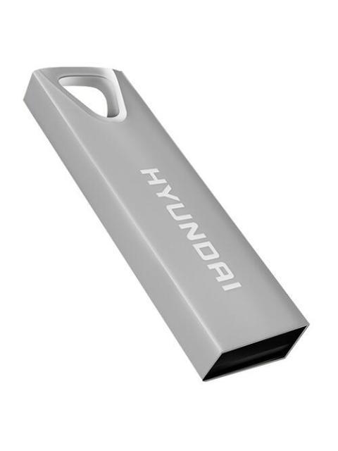 MEMORIA USB HYUNDAI U2BK-16GAS PLATA 16 GB USB 2.0 10 MB-S 3 MB-S
