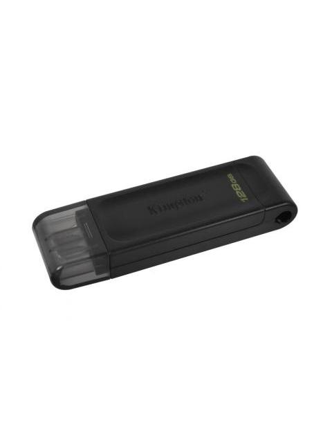MEMORIA USB KINGSTON DATATRAVELER 70 128GB USB-C 3.2 NEGRO
