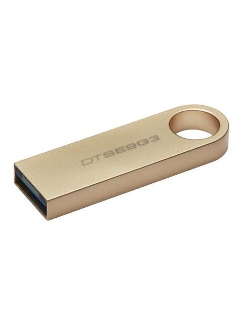 MEMORIA USB KINGSTON DATATRAVELER SE9 G3 128GB 3.2 GEN 1 METALICA ORO