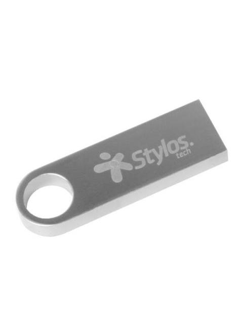 MEMORIA USB STYLOS ST100 16GB USB 2.0 PLATA 20 PIEZAS