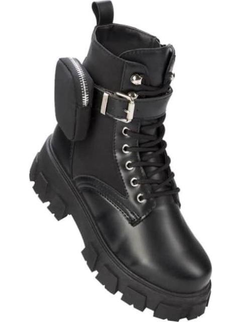 BOTA MILITAR SUELA TRACK NEGRO TIERRA BENDITA
