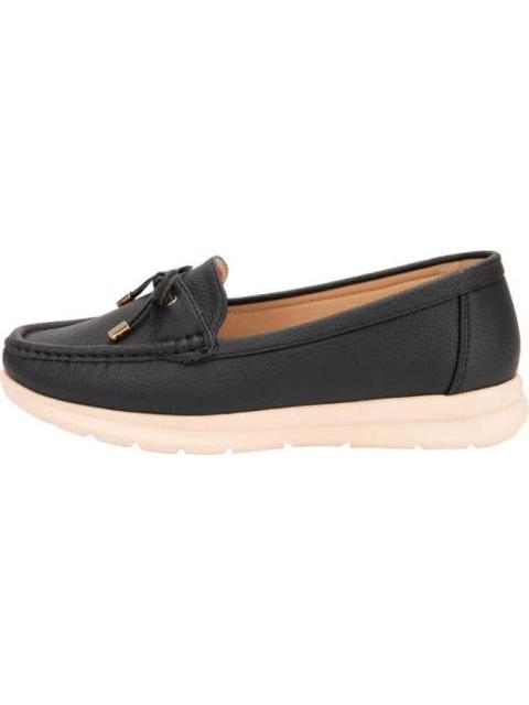 MOCASIN CON MOÑO NEGRO SHOSH