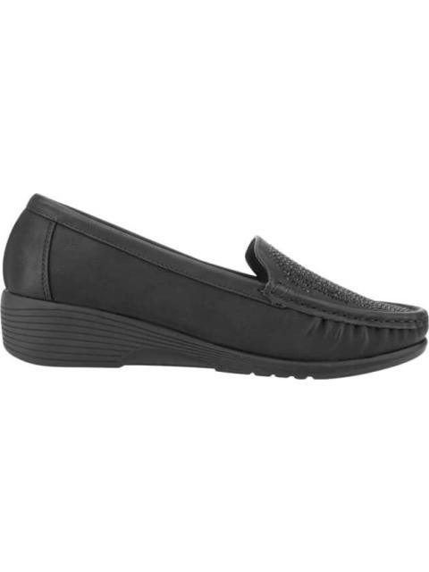 MOCASIN CON PEDRERIA NEGRO SHOSH