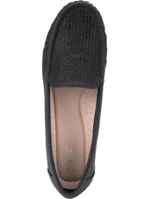 MOCASIN CON PEDRERIA NEGRO SHOSH