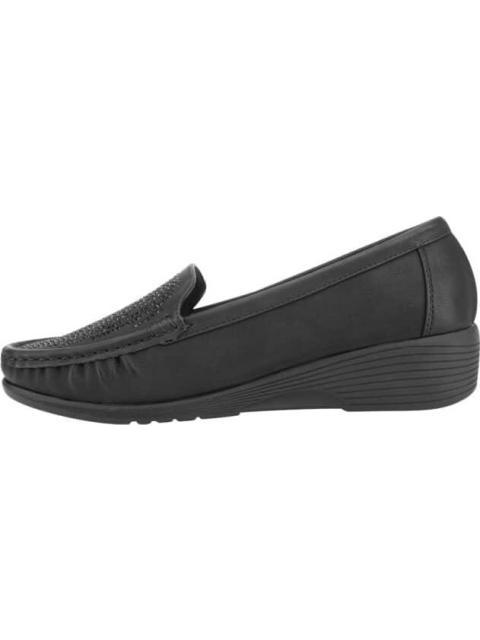 MOCASIN CON PEDRERIA NEGRO SHOSH