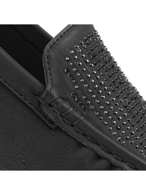 MOCASIN CON PEDRERIA NEGRO SHOSH