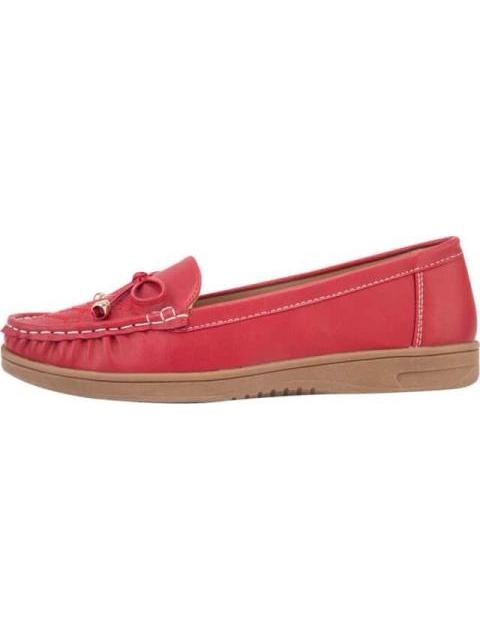 MOCASIN CONFORT MOÑO ROJO SHOSH