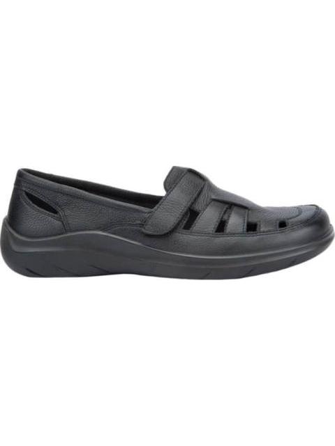MOCASIN DE PIEL NEGRO FLEXI