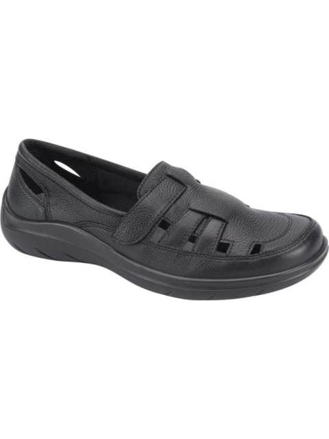 MOCASIN DE PIEL NEGRO FLEXI
