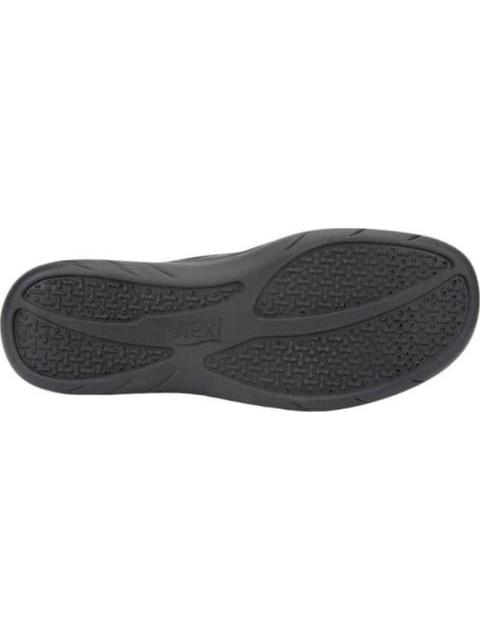 MOCASIN DE PIEL NEGRO FLEXI