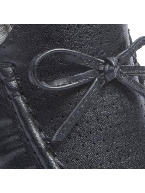 MOCASIN CON MOÑO NEGRO SHOSH