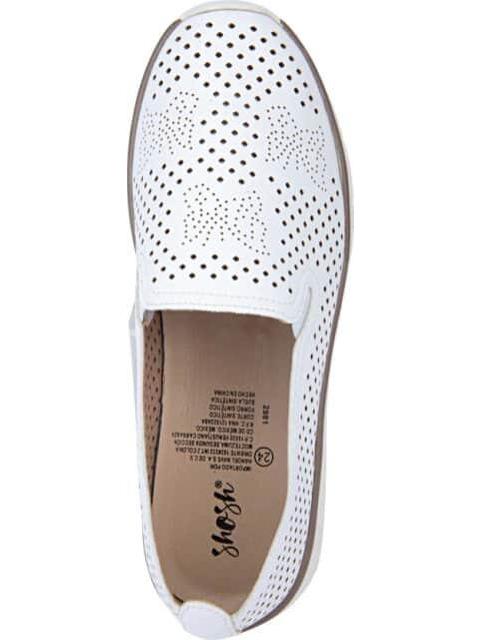 MOCASIN PERFORADO BLANCO SHOSH