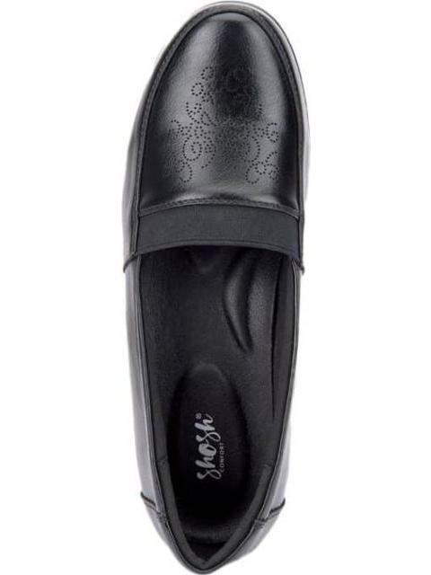 MOCASIN PERFORADO CON ELASTICO NEGRO SHOSH CONFORT