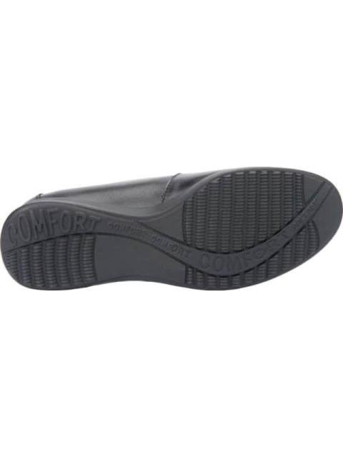 MOCASIN PERFORADO CON ELASTICO NEGRO SHOSH CONFORT