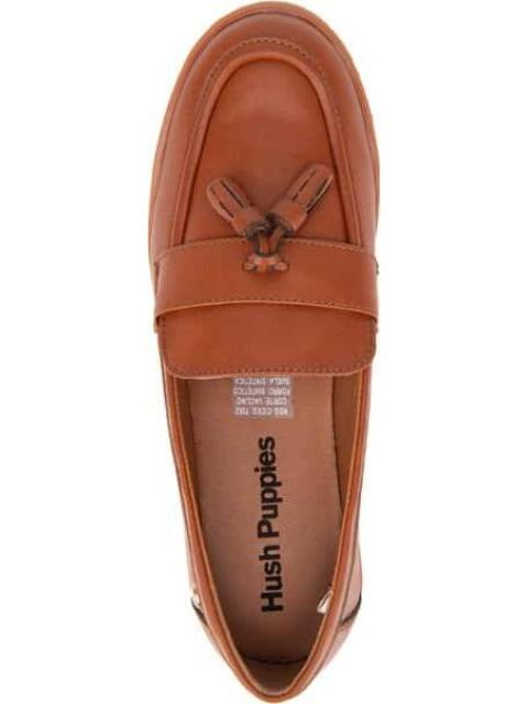 MOCASIN PIEL COGNAC HUSH PUPPIES1
