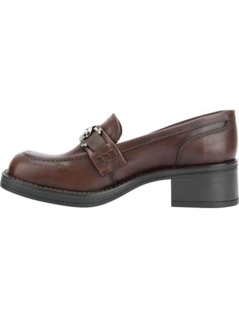MOCASIN DE PIEL CON HERRAJE CAFE SEDUCTA