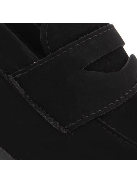 CUÑA BAJA LOAFER NEGRO SHOSH