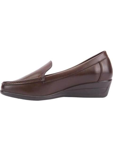 MOCASIN TACON DE CUÑA CAFE SHOSH CONFORT