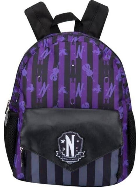 MOCHILA ESCOLAR NEGRO WEDNESDAY