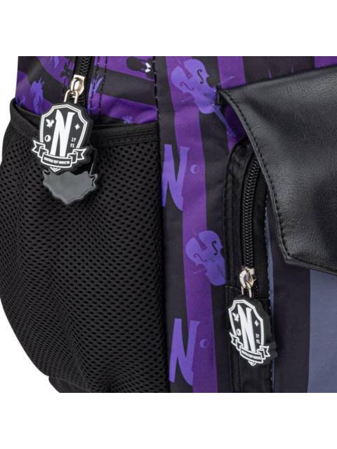 MOCHILA ESCOLAR NEGRO WEDNESDAY