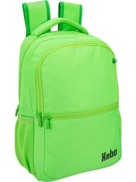 MOCHILA LAPICERA Y LONCHERA KIT ESCOLAR VERDE KEBO