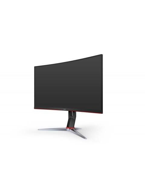 MONITOR GAMER CURVO AOC C27G2 LED 27 1920X1080 FULL HD FREESYNC 165HZ HDMI-DISPLAYPORT NEGRO-ROJO
