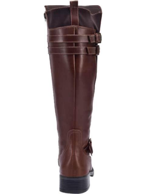BOTA ALTA DE PIEL COGNAC VIVIS SHOES