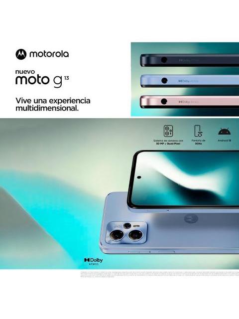MOTO G13 DUAL SIM 128 GB GRIS OXFORD 4 GB RAM