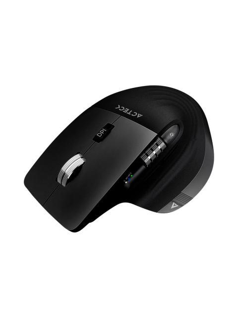 MOUSE ERGONOMICO ACTECK OPTICO VIRTUOS PRO MI780 INALAMBRICO BLUETOOTH-USB-C 3000DPI NEGRO