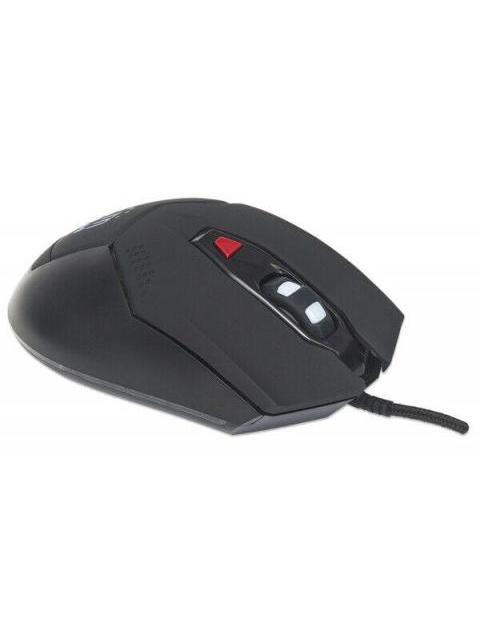 MOUSE GAMER MANHATTAN OPTICO 176071 ALAMBRICO USB-A 2400DPI NEGRO