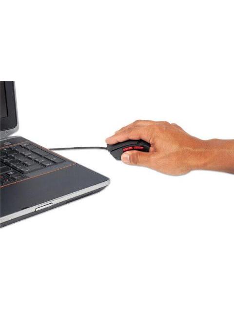 MOUSE GAMER MANHATTAN OPTICO 176071 ALAMBRICO USB-A 2400DPI NEGRO