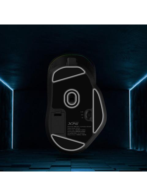 MOUSE GAMING XPG ALPHA WIRELESS CONEXION INALAMBRICO 2 4G - BLUETOOTH 5.1 - CON CABLE. INTERFAZ USB TIPOC. NEGRO. ALPHAWLBKCWW