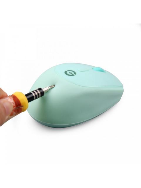 MOUSE GETTTECH OPTICO GAC-24408M INALAMBRICO USB 1600DPI MENTA