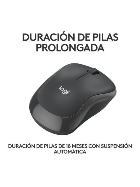 MOUSE LOGITECH OPTICO M240 SILENT INALAMBRICO BLUETOOTH 4000DPI GRAFITO