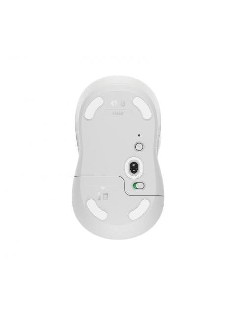 MOUSE LOGITECH OPTICO M650 INALAMBRICO BLUETOOTH 2000 DPI BLANCO