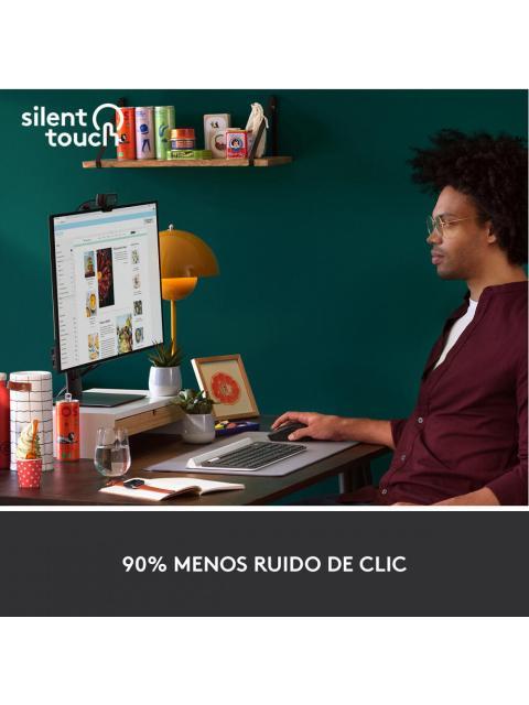 MOUSE LOGITECH OPTICO M650 INALAMBRICO BLUETOOTH 2000DPI NEGRO