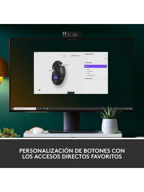 MOUSE LOGITECH OPTICO M650 INALAMBRICO BLUETOOTH 2000DPI NEGRO