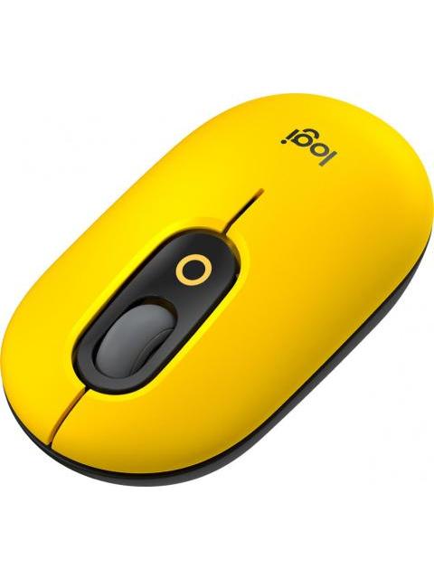 MOUSE LOGITECH OPTICO POP INALAMBRICO BLUETOOTH 4000DPI AMARILLO