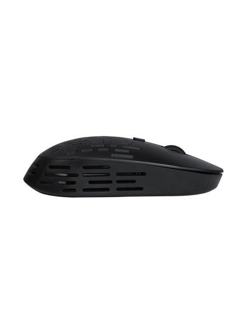 MOUSE VORAGO MO208 INALAMBRICO TIPO C Y BLUETOOTH HASTA 2400 DPI RECARGABLE NEGRO