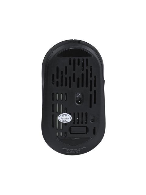 MOUSE VORAGO MO208 INALAMBRICO TIPO C Y BLUETOOTH HASTA 2400 DPI RECARGABLE NEGRO