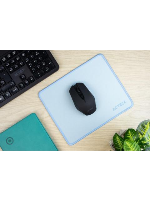 MOUSEPAD ACTECK VIBE FLOW MT430 26 X 21CM GROSOR 4MM AZUL CLARO