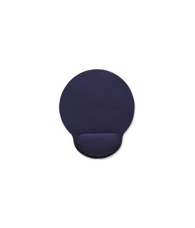 MOUSEPAD MANHATTAN CON DESCANSA MUNECAS DE GEL 20X24CM GROSOR 4MM AZUL MARINO