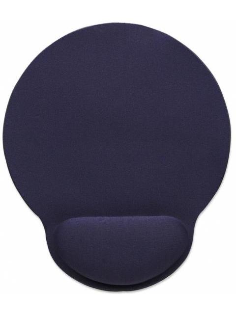 MOUSEPAD MANHATTAN CON DESCANSA MUNECAS DE GEL 20X24CM GROSOR 4MM AZUL MARINO