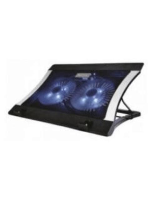 NACEB BASE ENFRIADORA PARA LAPTOP CON 2 VENTILADORES DE 1200RPM NEGRO