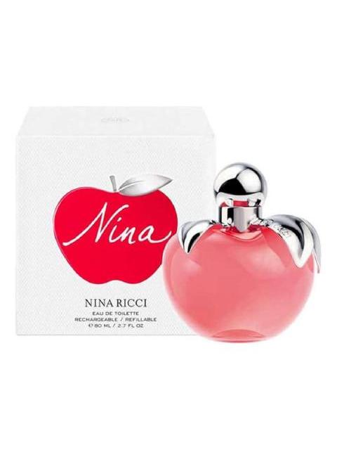 NINA RICCI LES BELLES DE NINA EAU DE TOILETTE 80 ML PARA MUJER RECARGABLE