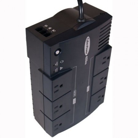 NO BREAK CYBERPOWER STANDBY 255W 425VA ENTRADA 96-140V SALIDA 120V 8 CONTACTOS
